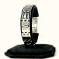 QB21 Dalimara Magnetic Stainless Steel Men's Bracelet with 5 Trio Crystals