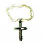 QC26 Quantum Cross Pendant Black Germanium and Neodymium Rare-earth Magnet