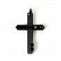 QC26 Quantum Cross Pendant Black Germanium and Neodymium Rare-earth Magnet