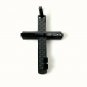 QC26 Quantum Cross Pendant Black Germanium and Neodymium Rare-earth Magnet