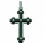QC27 Dalimara Tribeca Cross Pendant Energized with Natural Minerals Black