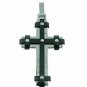 QC27 Dalimara Tribeca Cross Pendant Energized with Natural Minerals Black