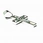 QC10 Dalimara Sparked Cross Pendant Energized with Natural Minerals