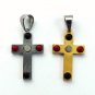 QC10 Dalimara Sparked Cross Pendant Energized with Natural Minerals