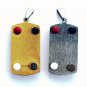 QC28 Dalimara Dog Tag Cross Pendant Energized with Natural Minerals
