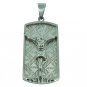 QC28 Dalimara Dog Tag Cross Pendant Energized with Natural Minerals