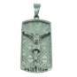 QC28 Dalimara Dog Tag Cross Pendant Energized with Natural Minerals