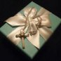 QC31 Dalimara Energized Cross Magnetic Pendant 2-Tone with Energy chips