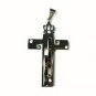 QC35 Dalimara Cross Pendant Crown-on-Top with Energy and Crystals