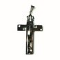 QC35 Dalimara Cross Pendant Crown-on-Top with Energy and Crystals