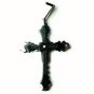 QC39 Dalimara Energized Cross Pendant 2-Tone French Print with Energy chips