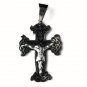 QC40 Dalimara Energized Cross Pendant Gothic Print with Energy chips