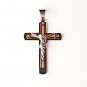 QC37 Dalimara Energized Cross Pendant 2-Tone with Energy chips