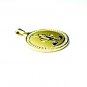 QR3 Blessed Virgin Mary Energy Pendant Surrounded with Cz Crystals