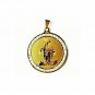QR3 Blessed Virgin Mary Energy Pendant Surrounded with Cz Crystals