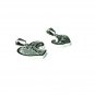 QL1 Couple's Pendant Lock & Key Inside Heart Shape I LOVE YOU