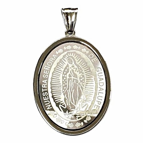 QR6 Blessed Virgin Mary Sunray-Inspired Energy Pendant with Crystals