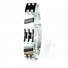 QB26 Dalimara Severus Stainless Steel Men's Power Bracelet 2-Tone Greek Key