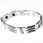 QB26 Dalimara Severus Stainless Steel Men's Power Bracelet 2-Tone Greek Key