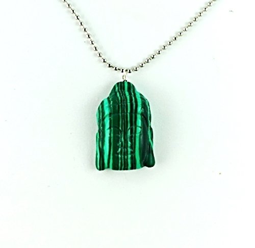 QP51 Turquoise Buddha Head Quantum Pendant Enlightenment