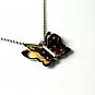 QP60 Cho Butterfly Quantum Energy Necklace 2-Tone