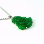 QP49 Goodluck Jade Buddha Quantum Pendant Good Luck Charm w/ Crystals