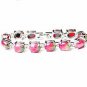 QB62 Positivity Rose Stone Large 14mm Quantum Energy Bracelet