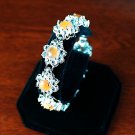 QB64 Joy and Interconnectedness Cat's Eye Quantum Bracelet w/ Crystals