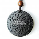 QP5 Dalimara Pendant Scalar Energy Engraved UFO Circle Face