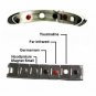 QB48 Tejo 50 Shades of Grey Inspired Handcuff Crystals Energy Bracelet Gold