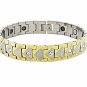 QBT4 Dalimara Kai Gold Tungsten Energy Bracelet and Magnetic