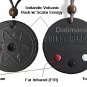 QP1 Scalar Quantum Pendant 6K Neg Ions Lava Rock from Iceland Energy Necklace
