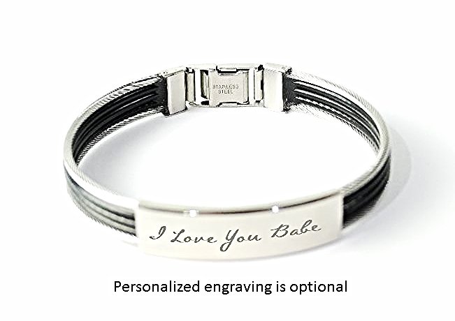 WB15 Miyazu Wire Energy Power Bracelet with 4 Energies