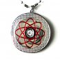 QP18 Dalimara Quantum Pendant Red w/ Swarovski Crystal