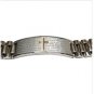QB18 Dalimara Magnetic Stainless Men's Padre Nuestro Quantum Bracelet Polished