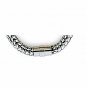 WQB7 Dalimara Women's Snake Mesh Stainless Steel w/ Crystals Magnetic Bracelet