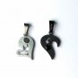 QL5 Couple's Pendant I LOVE YOU Heart Energy Necklaces with Crystals