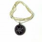 QP38 Dalimara Medusa Head Stainless Steel Greek Key Energy Necklace