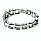 QB35 Dalimara Quantum Bracelet Stainless Steel 2-Tone Energy Band