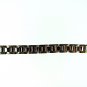 QB53 Piraeus Quantum Energy Bracelet 2-Tone Greek Key Print