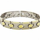 QBT2 Dalimara Hikari Gold Tungsten Energy Bracelet and Magnetic