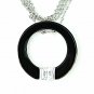 QP45 Dalimara Circle of Life Energy Quantum Pendant Crystal Black