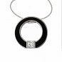QP45 Dalimara Circle of Life Energy Quantum Pendant Crystal Black
