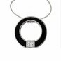 QP45 Dalimara Circle of Life Energy Quantum Pendant Crystal Black