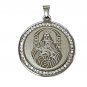QR12 Blessed Virgin Mary Holding Jesus Energy Pendant with Crystals