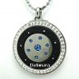 QP12 Dalimara Quantum Pendant Blue Sapphire Crystal