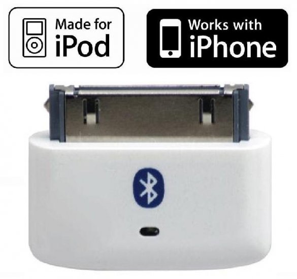 KOKKIA i10s (Luxurious White) Tiny Bluetooth Transmitter for iPod
