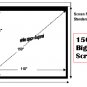 Ultimate 150" Electric CINEMA PROJECTOR SCREEN