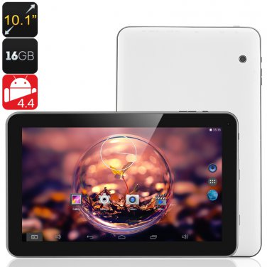 Venstar 2015 10.1" Tablet PC - Android 4.4 OS, Dual Core CPU (White)