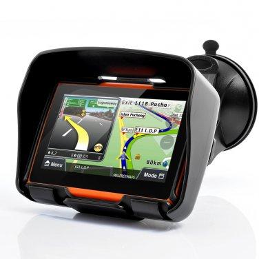 All Terrain 4.3"  Motorcycle GPS Navigation System 'Rage' - Waterproof, 4GB Int. Mem., Bluetooth